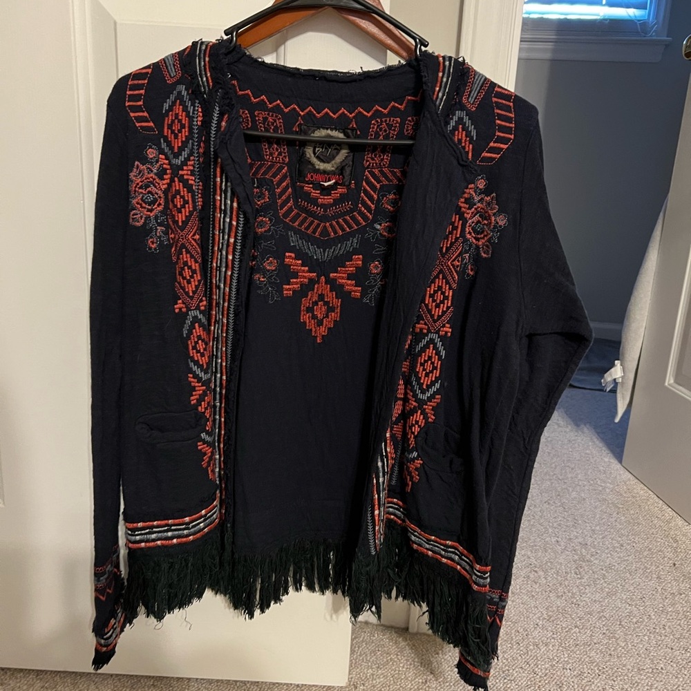 Johnny Was cardigan size small